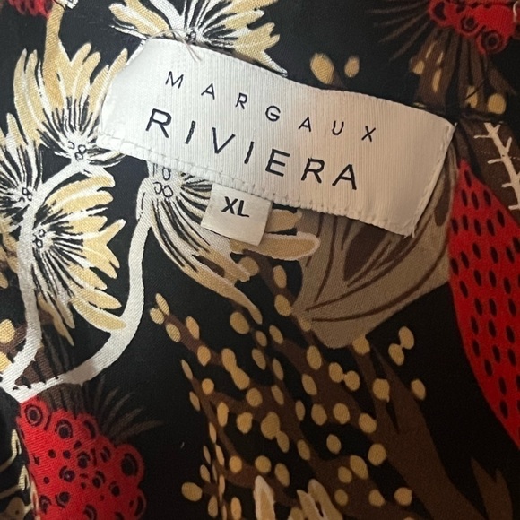 MARGAUX Riviera floral dress size Xl - Picture 3 of 4